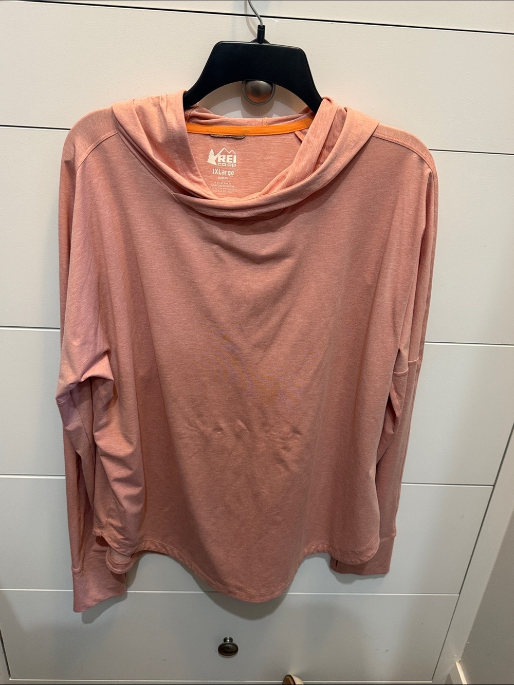 REI Dusty peach Women's Hooded Long-Sleeve Top